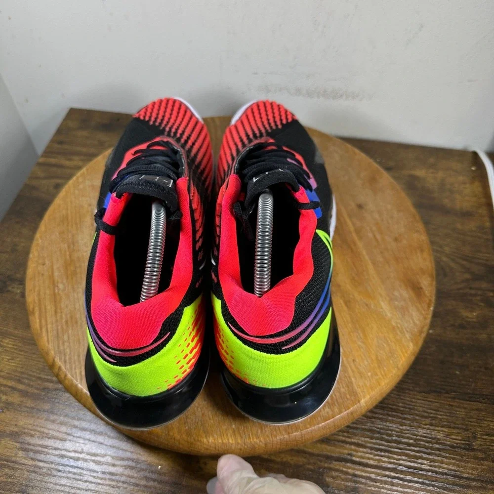 NikeCourt Air Zoom Vapor Cage 4 Black Crimson Volt Shoes CD0424-007 Mens 10.5